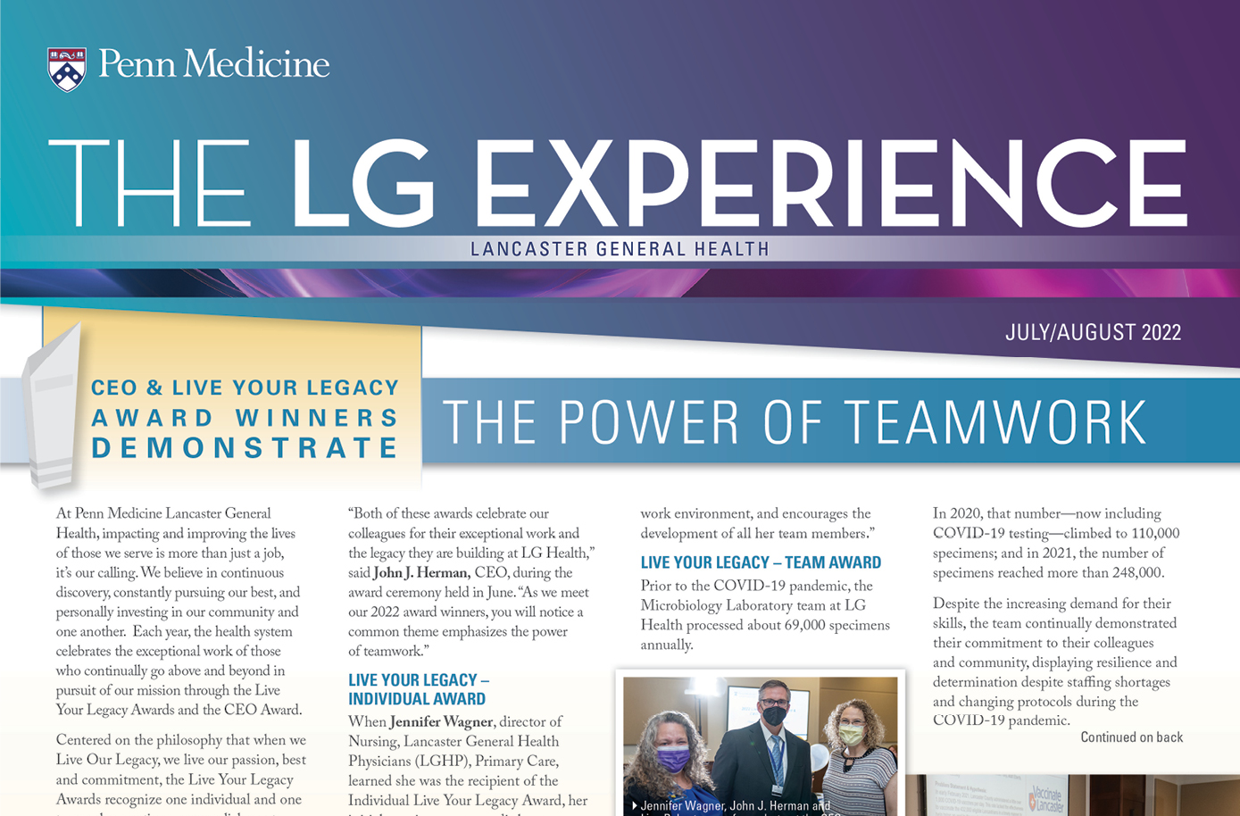 LG Experience web cover graphic